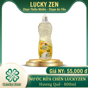 Nước rửa chén Lucky Zen Hương Quế 800ml 