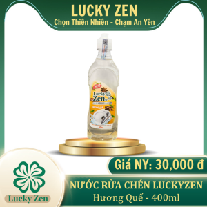 Nước rửa chén Lucky Zen Hương Quế 400ml