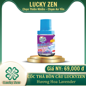 Cốc thả bồn cầu Luckyzen Hương Hoa Lavender