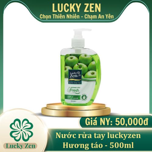 Nước Rửa Tay Lucky Zen Hương Táo 500ml