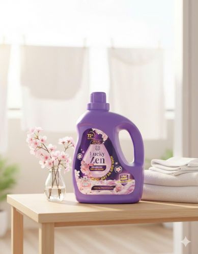 Nước Xả Vải Lucky Zen: Bí Quyết Cho Quần Áo Mềm Mại, Thơm Mát và Bền Đẹp