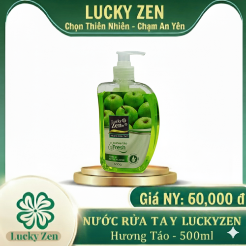 Nước Rửa Tay Lucky Zen Hương Táo 500ml