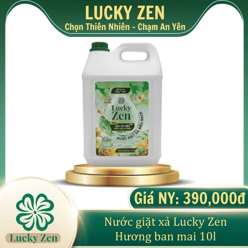 Nước giặt xả Lucky Zen Hương Ban Mai 10kg