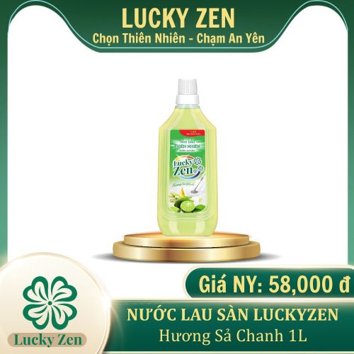 Nước lau sàn 1L LuckyZen Hương Sả Chanh 