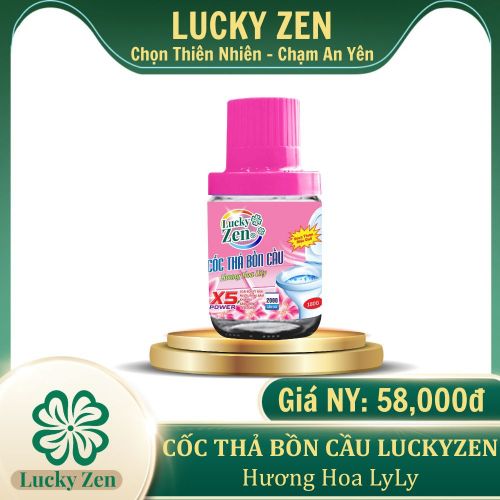 Cốc Thả Bồn Cầu Lucky Zen Hương Hoa Ly Ly