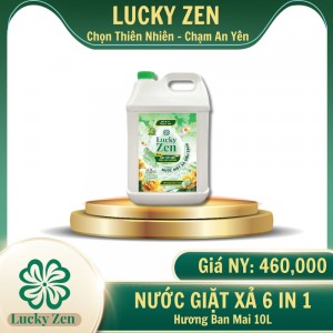 Nước giặt xả Lucky Zen Hương Ban Mai 10kg
